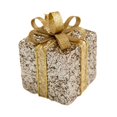 thumbnail image 3 of Adorno de caja de regalo navideña con lentejuelas, colgante en miniatura, decoración navideña para chimenea de hotel, artículos para fiestas de Lazo dorado, 3 of 8