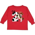 thumbnail image 3 of Inktastic I'm Two-cowboy Riding Horse Birthday Boys Long Sleeve Toddler T-Shirt, 3 of 5
