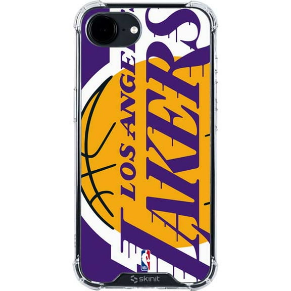 Skinit NBA Los Angeles Lakers Large Logo iPhone 16e Clear Case