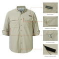 thumbnail image 5 of BASSDASH Men's Performance Fishing Shirt Button Down Long Sleeve UPF 50 Quick Dry FS21M, 5 of 6