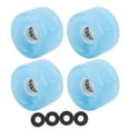 thumbnail image 2 of Jeu de Roues de Skateboard, 4Pcs 52mm X 32mm Translucide Clignotant Roue de Skate 78A Dureté Haut Rebond PU Rouleau de Skateboard pour Longboards et Cruisers, 2 of 8