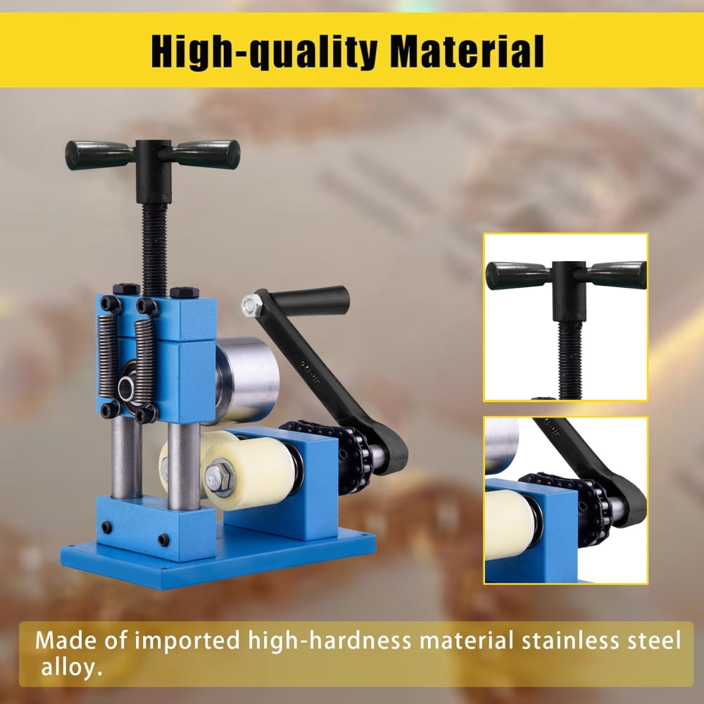 Jewelry Manual Bending Machine Press Round Machine Ring and Bracelet Winding Machine Suitable for Bending and Forming Gold, Silver, Copper and Other Jewelry
