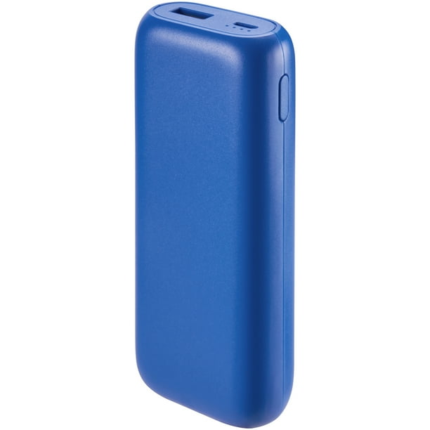 onn. Portable Charger, 6700 Mah, Blue