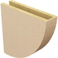 thumbnail image 5 of 4"W x 16"D x 16"H Thin Durham Rough Cedar Woodgrain TimberThane Corbel, Primed Tan, 5 of 6