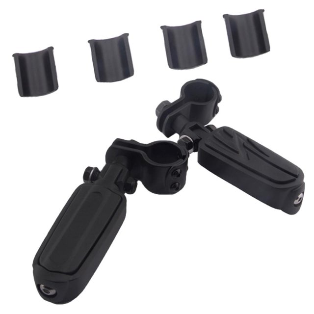 Reposapiés de Motocicleta Reposapiés Funda Protectora Pedales de Reposapiés Pedales de Reposapiés Negro Macarena Reposapiés para motocicleta