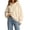Khaki, variant on Edvintorg Oversized Hoodies for Women Solid Color Long Sleeve Casual Pullover Top Hooded Sweatshirt Clothes for Women Khaki S-2XL