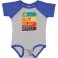thumbnail image 3 of Inktastic Disc Golfer Eat Sleep Disc Golf Repeat Boys or Girls Baby Bodysuit, 3 of 5