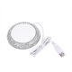 thumbnail image 1 of USB Wood Grain Cup Warmer Heat Beverage Mug Mat Office Tea Coffee Heater Pad white Porcelain, 1 of 4