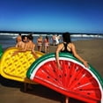 thumbnail image 2 of Avocado Pool Floatie With  for Kids  46.8” x 30.3” Inflatable Avocado Pool Float With Shade  Water Fun Large Blow Up Summer Beach Swimming Floaty Party Lounge Raft, 2 of 7