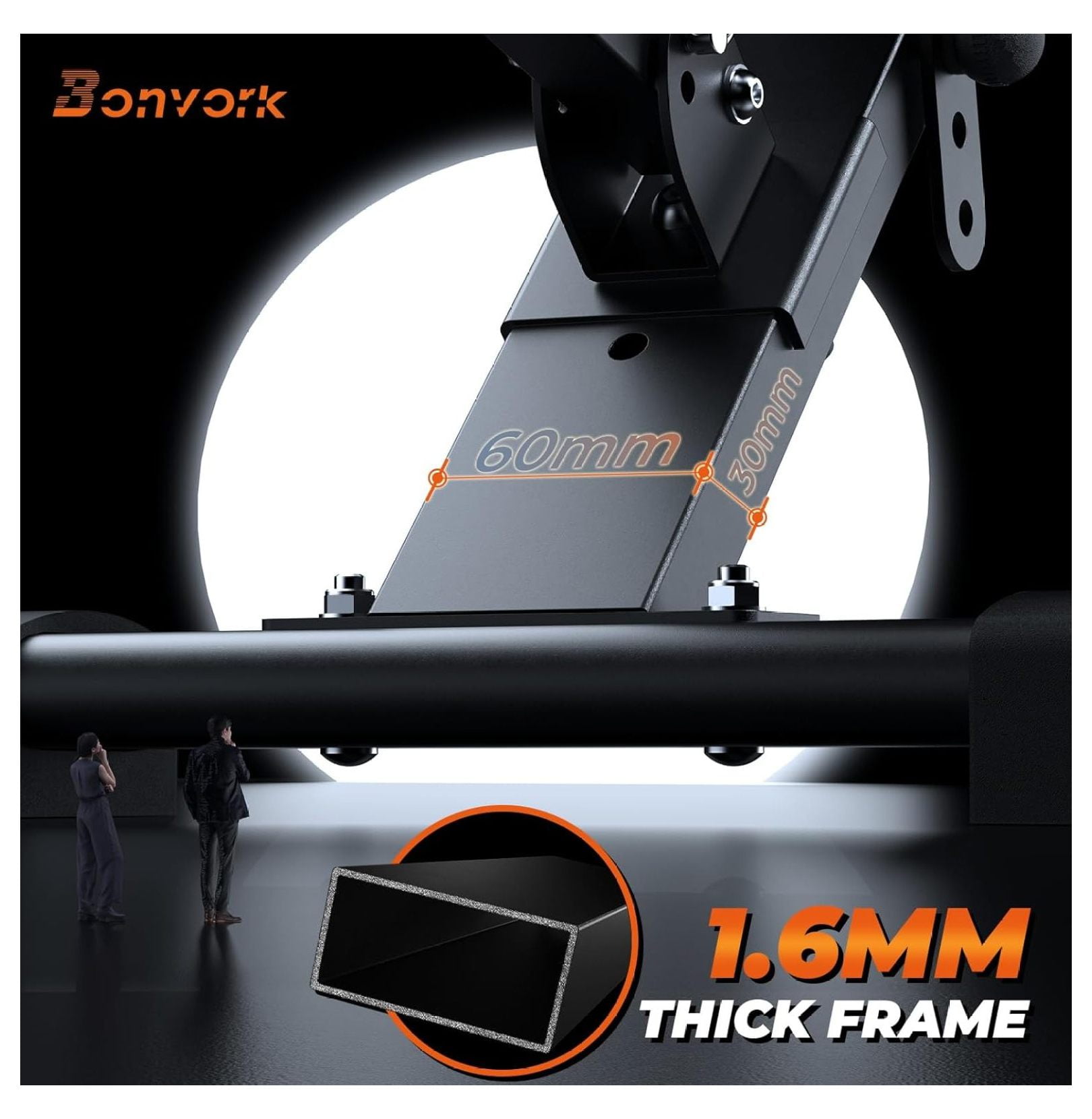 800LBS Adjustable Weight - Foldable Workout Press with 20.5'' Extended Base for Home Gym, Folding Decline Incline Strength Training for Full Body Exercise - 2024 Version
