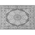 thumbnail image 1 of Ahgly Company Indoor Rectangle Medallion Gray Traditional Area Rugs, 8' x 12', 1 of 1