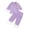 Z107 Purple, variant on Landzoo Halloween 2 Piece Big Boys Girls Homewear Friendly Ghost Print Long Sleeve Notch Neck Sleepwear With Pants Outfit Fall Loose Fit Kids Pajamas Size 10-11 Years Beige
