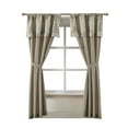 thumbnail image 2 of Nanshing Therese Rod Pocket Light Filtering Traditional Curtain Set, Beige, 42" x 84", 2 of 6