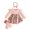 AB179 Pink, variant on Bainana Girls Outfit Set Kids Plaid Print Long Sleeve Crew Neck Romper Dress And Sock Headband Set Lightweight Soft Infant Girls Everyday Wear Clothes Size 9-12 Months Pink