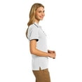 thumbnail image 3 of Port Authority Women's Flat Knit Collar Tipped Polo Shirt, 3 of 6