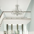 thumbnail image 2 of Livex Lighting Daphne 18 Light Foyer Chandelier in Brushed Nickel, 2 of 9