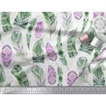 thumbnail image 2 of Soimoi Cotton Duck Fabric feather African Decor Fabric Printed Yard 42 Inch Wide, 2 of 4