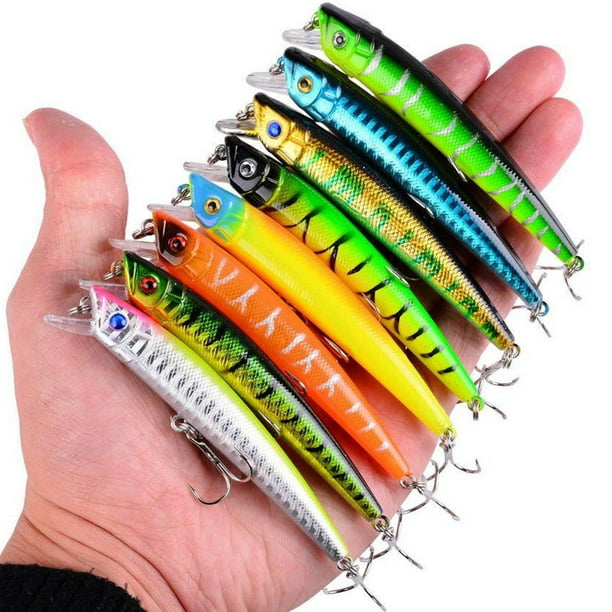 Fishing Lures Kit Mixed Including Minnow Popper Crank VIB Baits With Hooks  Topwater Hard Wobblers Set Fishing Gear 