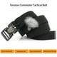 thumbnail image 3 of Soidarity Cinturones de hebilla transpirables de nailon, senderismo, tiro, viajes, pantalones informales de liberación rápida, pretina, Color sólido, Ropa Deportiva, Zapatos gris claro Soidarity OD025694-04, 3 of 6