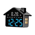 thumbnail image 1 of Reloj despertador digital, reloj de mesa moderno para habitación infantil, dormitorio u oficina. luz azul, 1 of 8