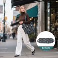 thumbnail image 7 of FORMRS Tote Bag for Women Quilted Large Capacity Travel Work Carry On Shoulder Handbag, Elegance Art Pattern, 7 of 7