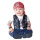 thumbnail image 1 of Born to be Wild InfantDisfraz de niño negroBlanco InCharacter 16022, 1 of 2