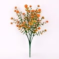 thumbnail image 6 of MMJ Artificial Flower Ornament Silk Plant for Living Room Tabletop Office Decoration 13.8x5.9in, 6 of 6