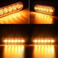 thumbnail image 2 of SHAR 2pc Flash Strobe LED Lamp Side Marker Warning Lights Car Truck T, 2 of 5