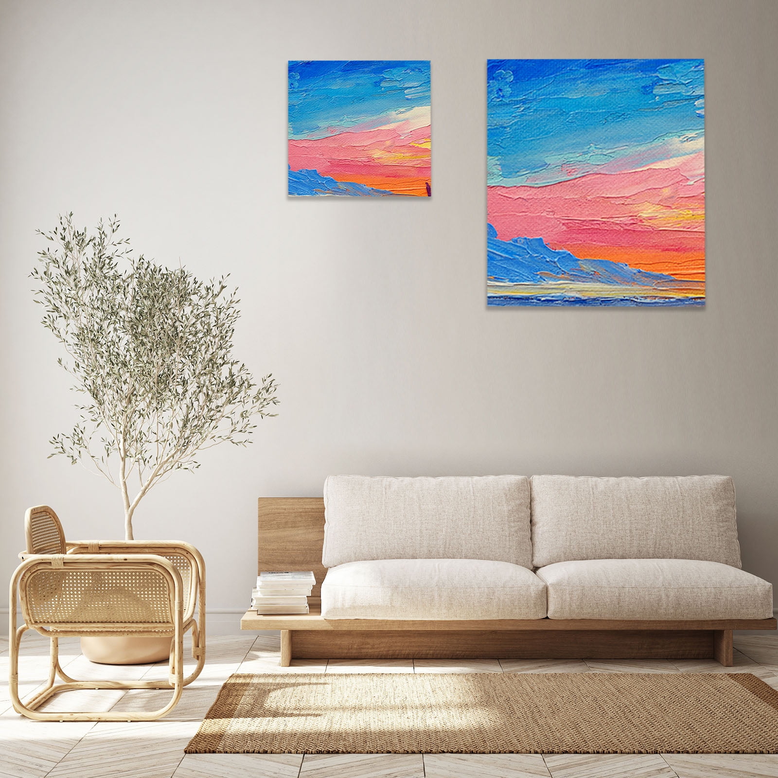 Uxcell 6"x8" Wood Panels Board, 6Pcs Unfinished Square Wood Canvas Wood Panel Painting Board, Wood Color