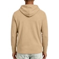 thumbnail image 3 of Leidass Mens Athletic Hoodies for Men Hooded Sweatshirts Dry Fit Lightweight Casual Pullover Hoodies Khaki 2XL, 3 of 3