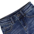 thumbnail image 4 of KIDSCOOL SPACE Baby Girls Boys Jeans Shorts,Ripped Frayed Raw Hem Cute Summer Denim Pants,Blue,2-3 Years, 4 of 6