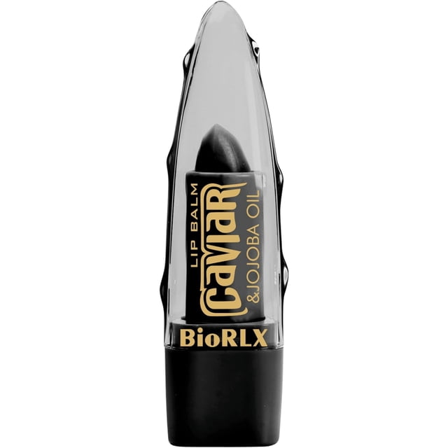 Bálsamo labial BioRLX Caviar & Jojoba Oil – Lujoso cuidado de labios sin color para hidratación intensa y suavidad (Caviar & Jojoba 0.12 onzas (paquete de 1))