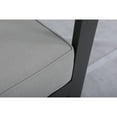 thumbnail image 4 of Atlantis Aluminum Frame Club Chair in Brown with Beige/Off White Cushion, 4 of 5