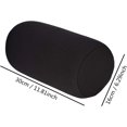 thumbnail image 3 of Cervical Bolster Memory Foam Roll Pillow, Cylinder Round Neck Support Cushion for Pain Relief for Nap Travel Office Home Use, 3 of 4