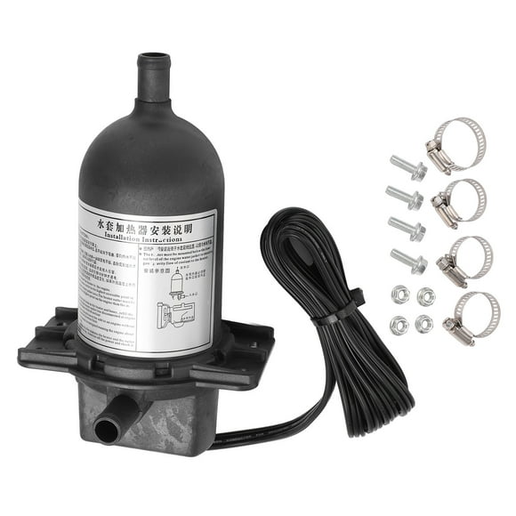 Coolant Heater, Impact Resistant Less Vibration IP54 Protection Engine Block Heater 1000W With Mounting Parts For Diesel Generator 240V