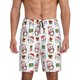 thumbnail image 1 of Fotbe Cute Christmas Hat Penguin A Pantalones Cortos de Pijama para Hombre, Ropa de Dormir, Pantalones de Pijama Cortos para Hombre-XX-Large, 1 of 6