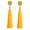 Yellow, variant on Jiaroswwei Bohemian Ethnic Flower Long Tassel Dangle Statement Earrings Women Jewelry Gift