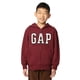 thumbnail image 1 of Sudadera con Capucha y Cierre Completo con Logo GAP para Niños, Marrón Oscuro, Talla XS, 1 of 4