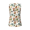 thumbnail image 5 of Gaeub Monkeys Swinging from Palms Women's Workout Tank Tops Lightweight Sleeveless Shirts for Women for Athletic Running Tennis Yoga - XX-Large, 5 of 9
