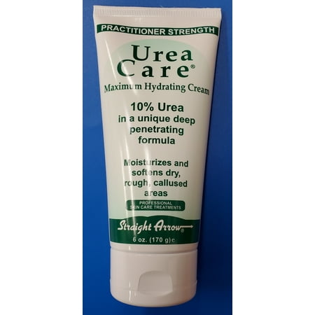 Straight Arrow UREA CARE 6-Oz Maximum Hydrating Cream 10% Urea Practitioner Strength For Rought Callused