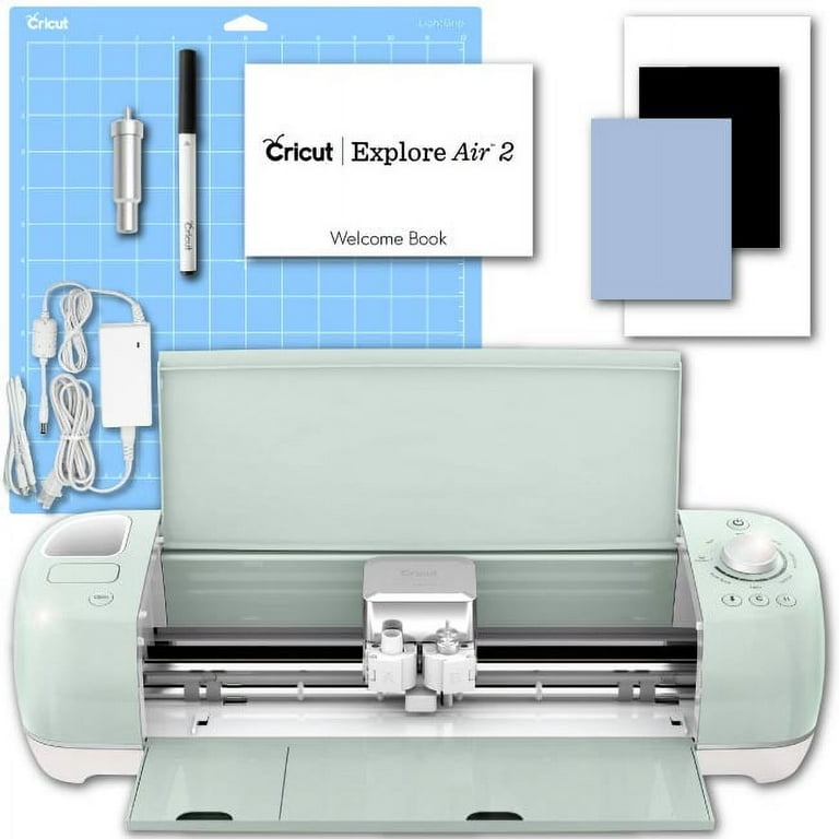 Cricut Explore Air 2 Machine with Iron-On and Vinyl Sampler Packs, Tool Set  and Pens Bundle 