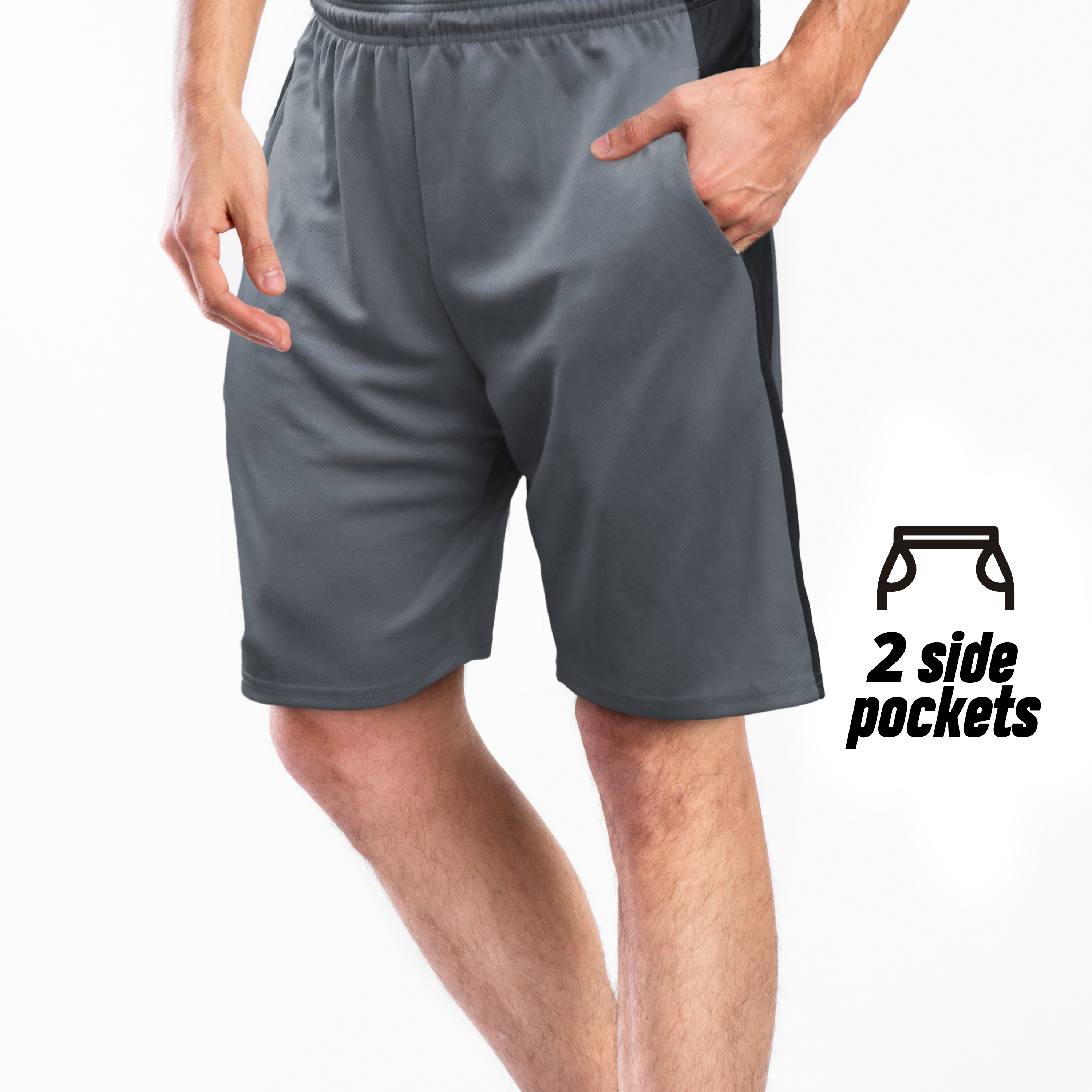 SPXtreme Men's 5-Pack Athletic Shorts, Multicolor photo 6