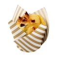 thumbnail image 3 of Panificio 3.5 oz White Paper Striped Tulip Baking Cup - Greaseproof - 3 1/4" x 3 1/4" x 3 1/4" - 500 count box, 3 of 8
