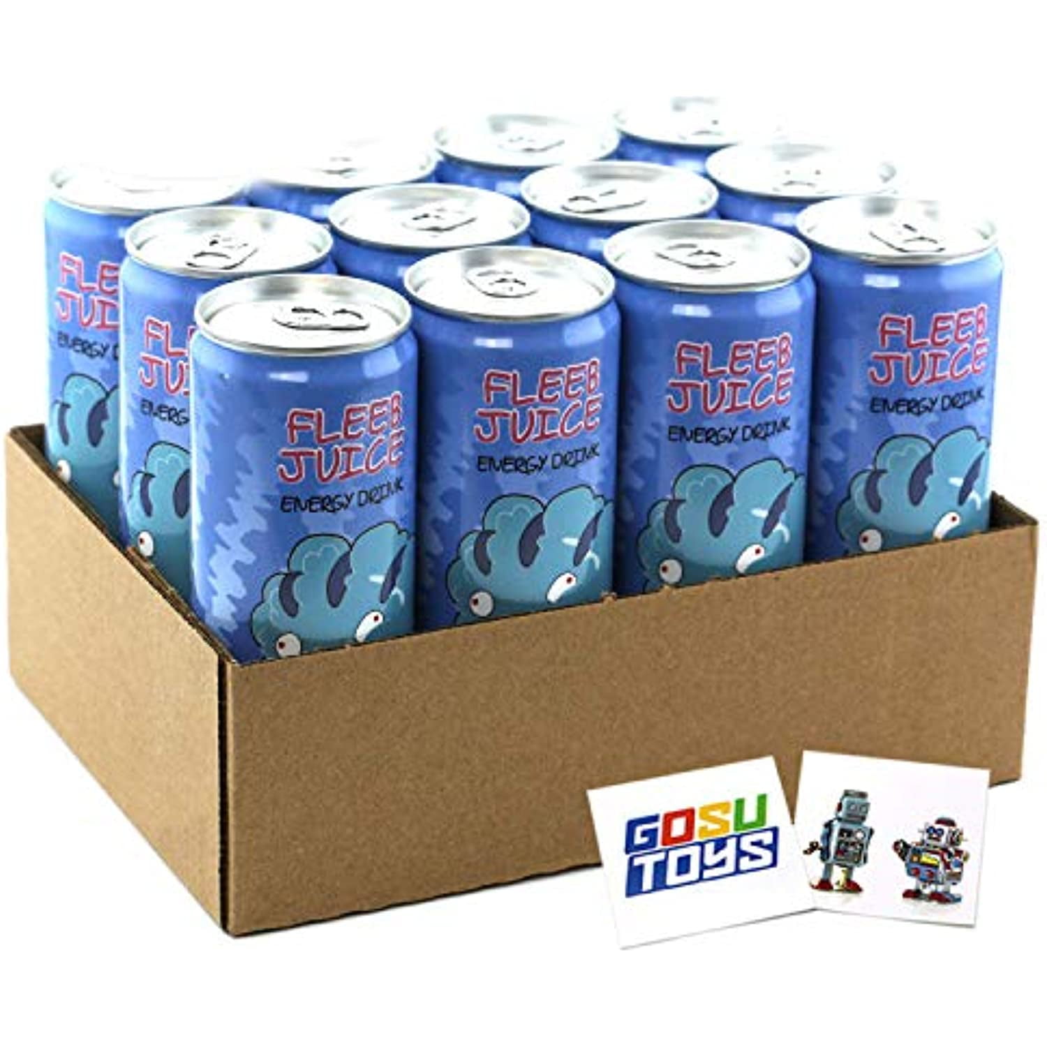 Rick And Morty Fleeb Juice Energy Drink 12 Fl Oz (355Ml) Can 12 Pack