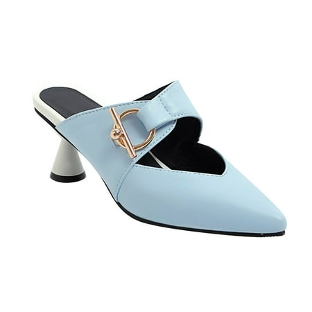 

Womens Fashionable Faux Leather Mid-heel Shoes For Ladies Summer Sandals Summer Open Toe Slide Sandals Comfortable Flats Flip-Flops Sandal Casual Platforms Wedge Sandals Heeled Sandals A44097