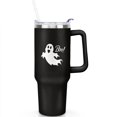 thumbnail image 2 of 40 OZ Happy Halloween Tumbler with Handle Vacuum Insulated Water Bottle Gift for Women Men, 2 of 7