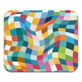 thumbnail image 2 of WIRESTER 9.5x7.88 in Rectangle Mouse Pad with Non-Slip Rubber Base for Computers, Laptop, Office & Home - Retro Rainbow Waves, 2 of 5