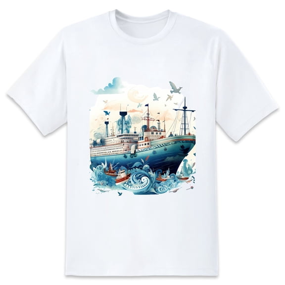 Men's Graphic TeeShip (5) Letter Print T-Shirts Round Neck Short Sleeves Sizes XS-5XL Summer Daily Casual Tops