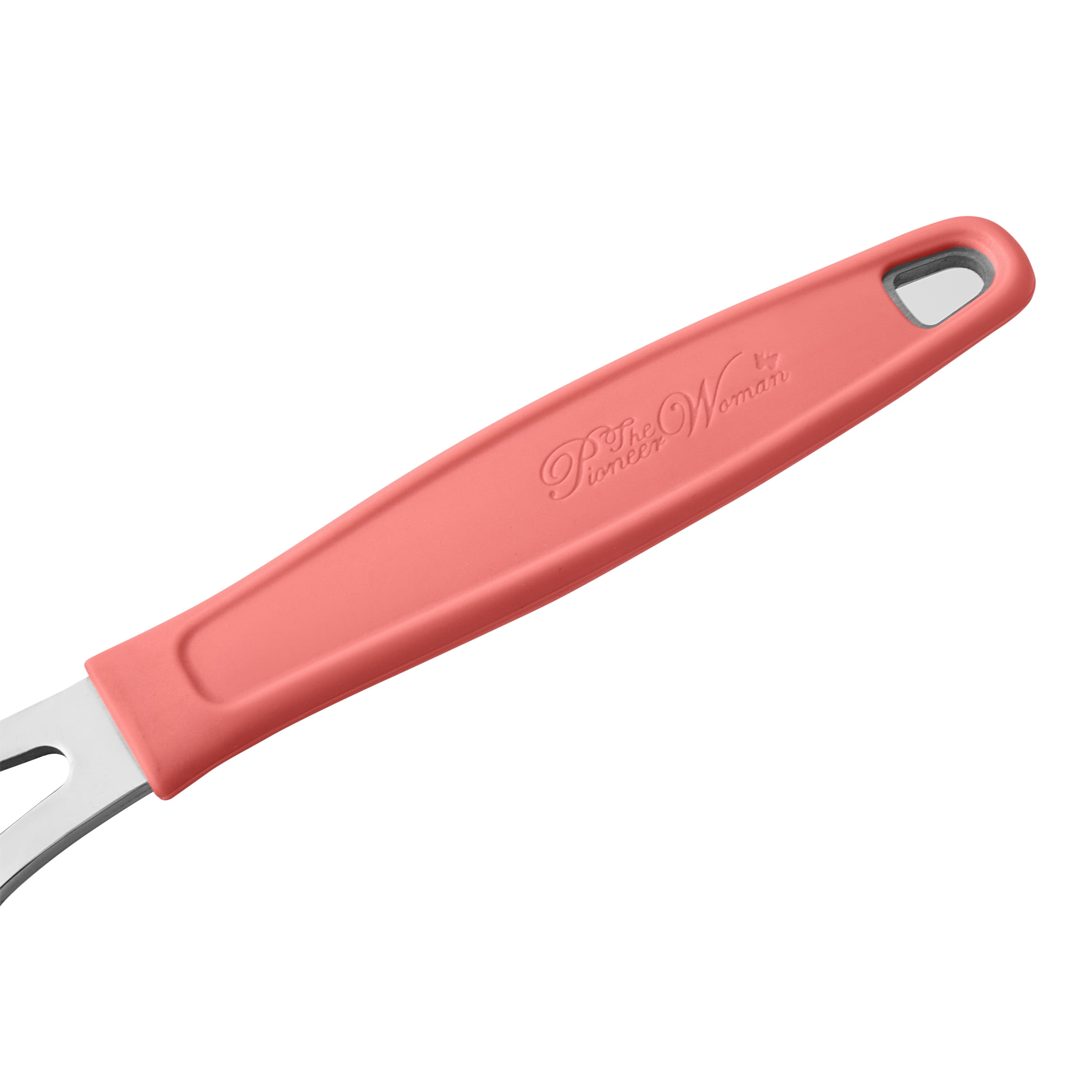 The Pioneer Woman Frontier Speckle 12-Piece Aluminum Cookware Set, Coral