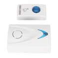 thumbnail image 2 of Timbre inalámbrico con control remoto, 36 tonos de llamada, funciona con pilas, resistente al agua, con indicador LED para apartamento., 2 of 14